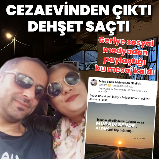 Cezaevinden çıktı dehşet saçtı: 3 çocuk annesi eşini demir sopayla katletti