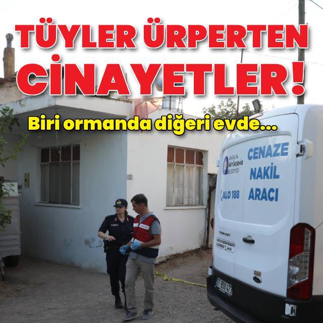 Tüyler ürperten anne-oğul cinayeti!