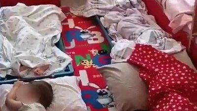 Kreşte akıl almaz görüntüler!