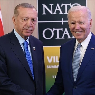 Cumhurbaşkanı Erdoğan, Biden'la görüştü
