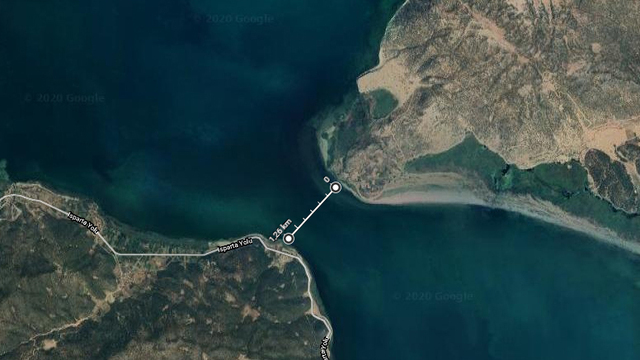 Eğirdir Gölü'nün bölünmesine 1,2 kilometre kaldı