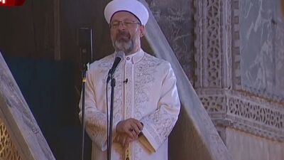 Haniye için Ayasofya'da gıyabi cenaze namazı