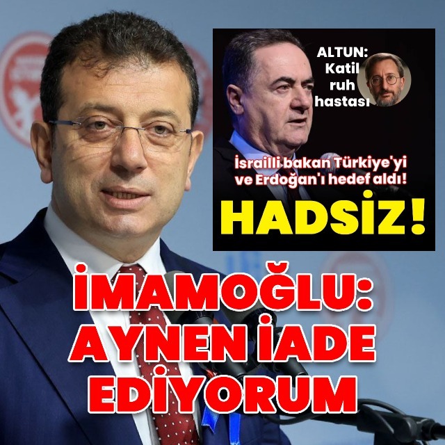 İmamoğlu'ndan sert yanıt