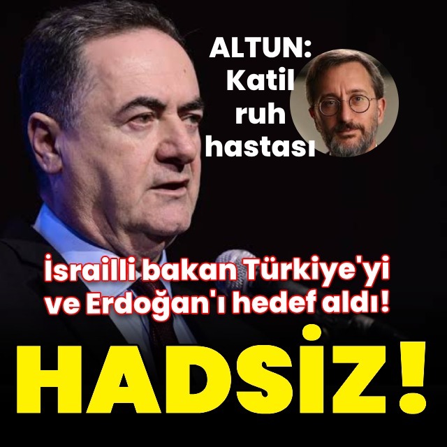 İsrailli Bakan'ın hadsiz mesajına sert yanıt