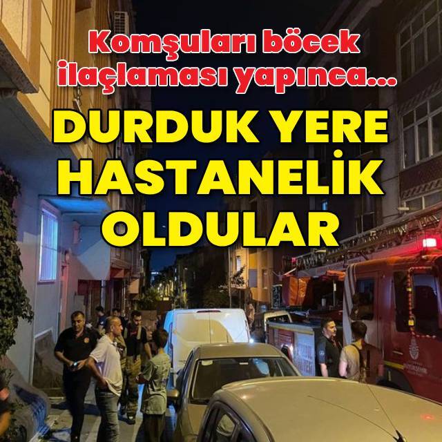 Böcek ilacı 9 kişiyi zehirledi