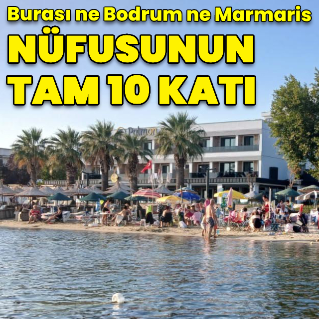 33 bin nüfuslu Erdek’te 350 bin tatilci