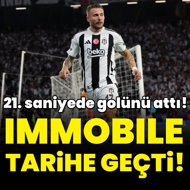 Immobile'den 21. saniyede tarihi gol!