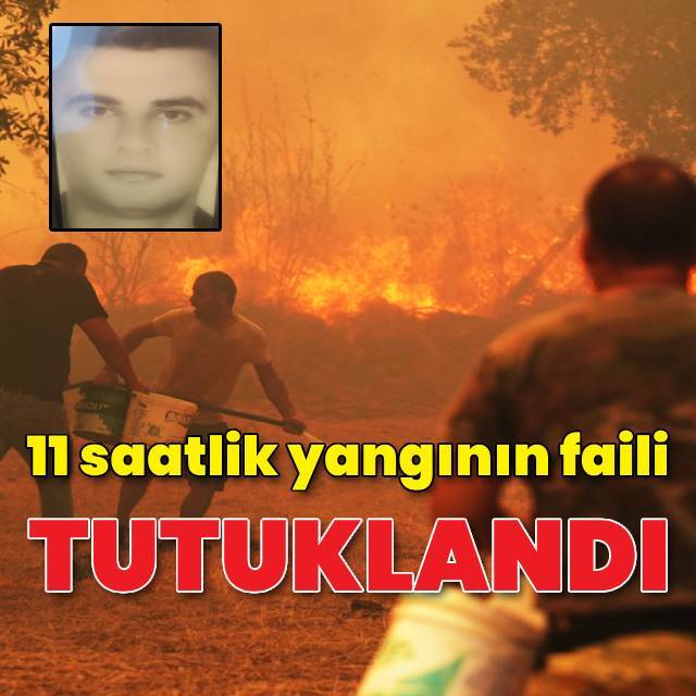 İzmir Urla yangınında bir kişi tutuklandı