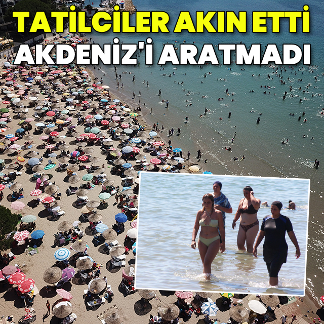 Vatandaşlar akın etti: Akdeniz'i aratmadı
