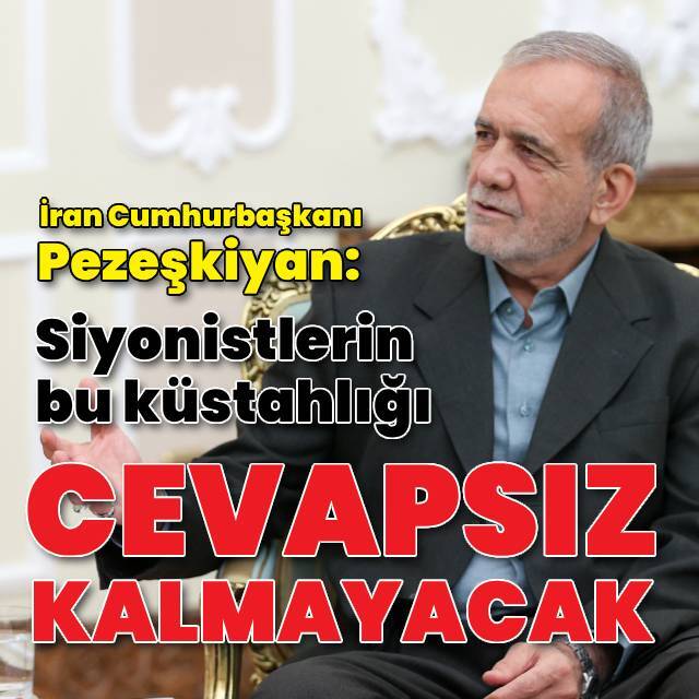 "Siyonistlerin bu küstahlığı cevapsız kalmayacak"