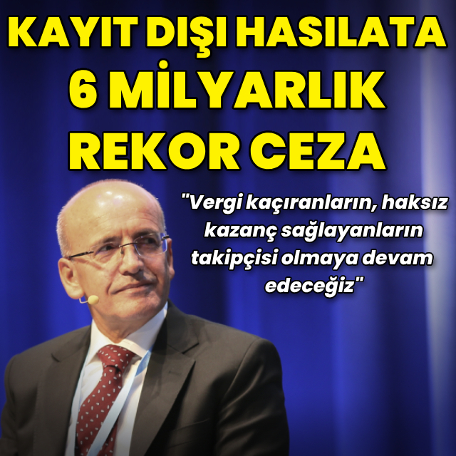 Maliyeden kayıt dışı hasılatı belirlenen firmaya rekor ceza