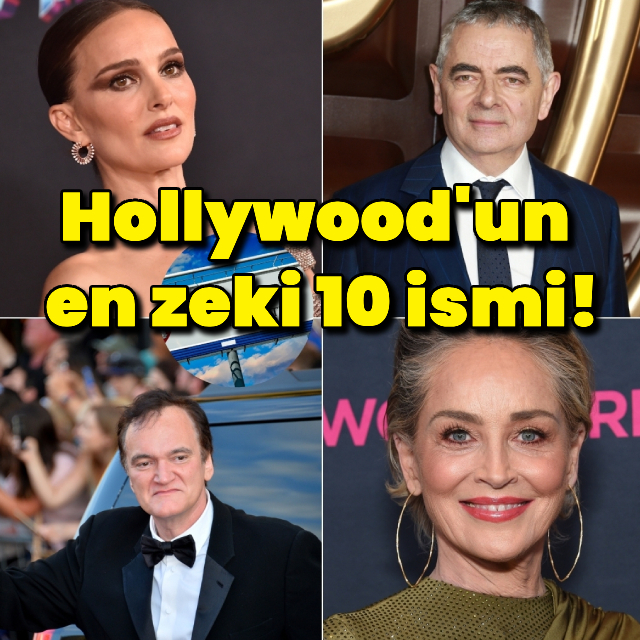 Hollywood'un en zeki 10 ismi!