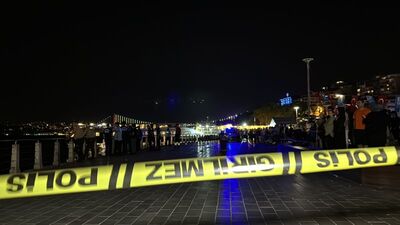 Üsküdar'da bir kişi denize düştü