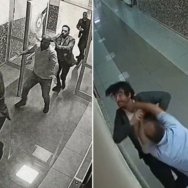 Adliyede avukata saldırı