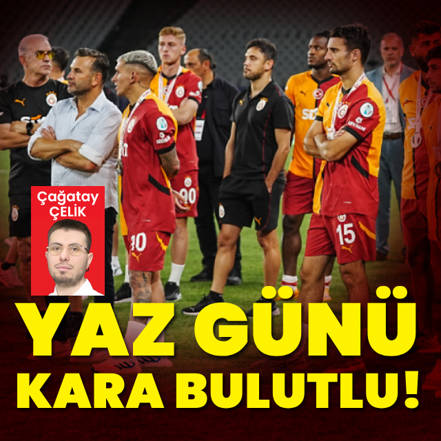 Yaz günü kara bulutlu!