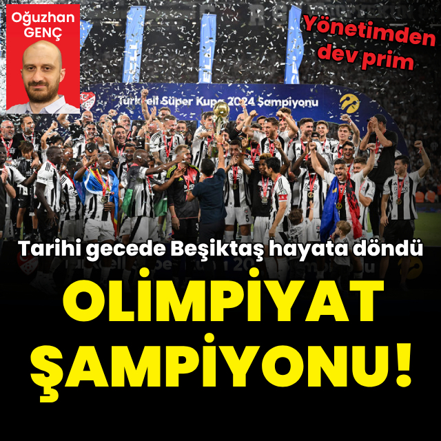Olimpiyat şampiyonu!