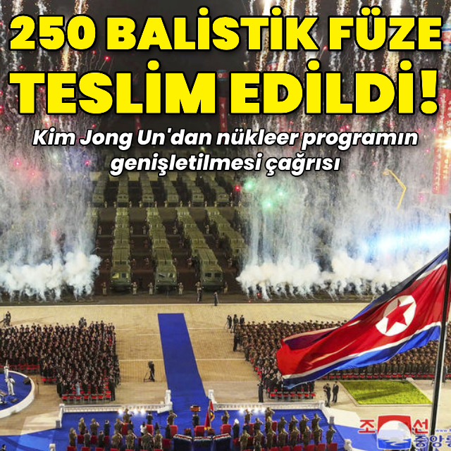 Kuzey Kore ordusuna 250 adet füze sistemi teslim edildi