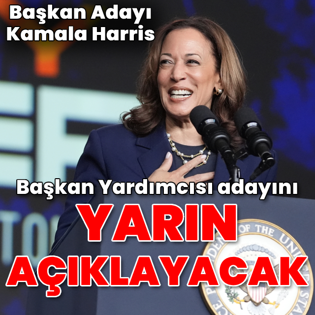 Kamala Harris, yardımcısını yarın açıklayacak