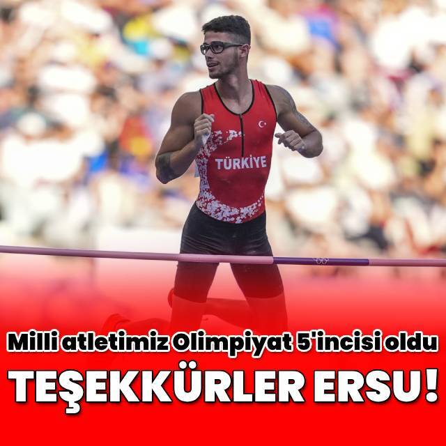 Ersu Şaşma, Olimpiyat 5'incisi oldu!