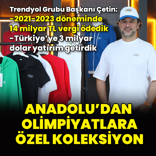 Anadolu'dan Olimpiyatlara 19 farklı ürün