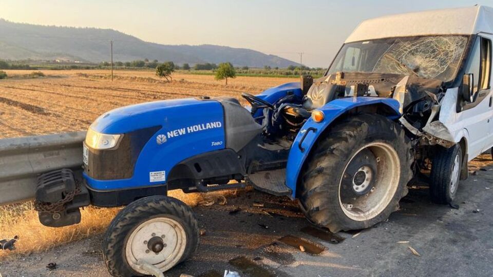 Tarla yolunda acı kaza! Eşi öldü, kendisi ağır yaralı