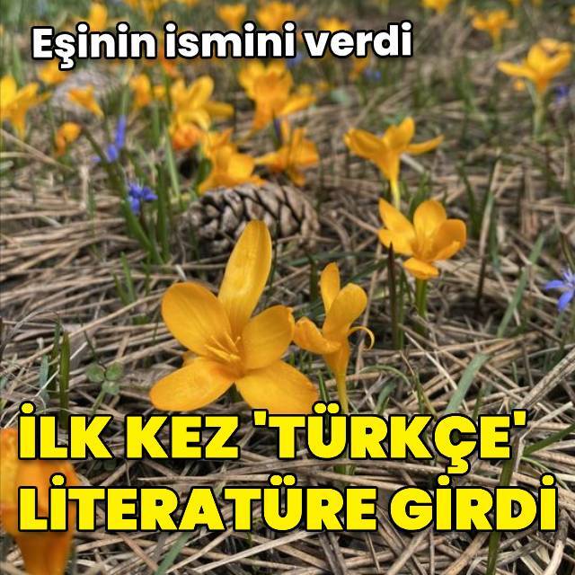 Eşinin ismini verdi... İlk kez Türkçe literatüre girdi