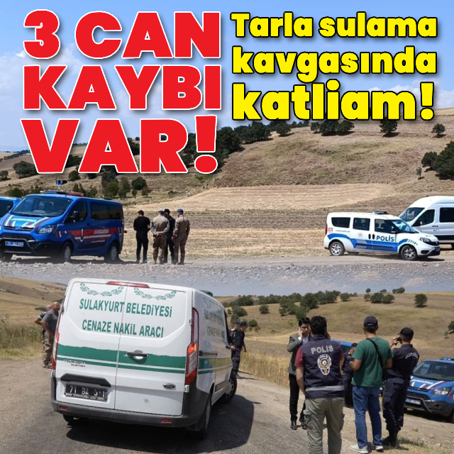 Tarla sulama kavgasında katliam!