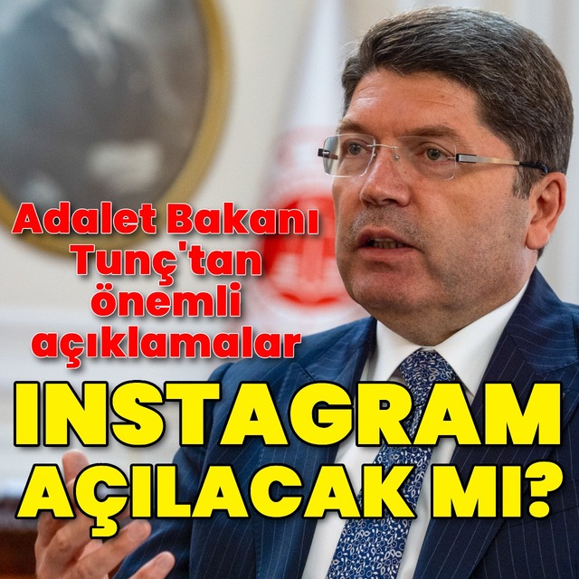 Instagram ne zaman açılacak? Bakan Tunç'tan açıklama