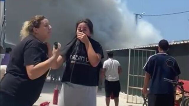 Konteyner kentte yürekler ağza geldi