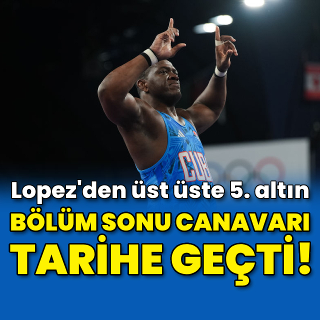 Lopez tarihe geçti! 5. altın...