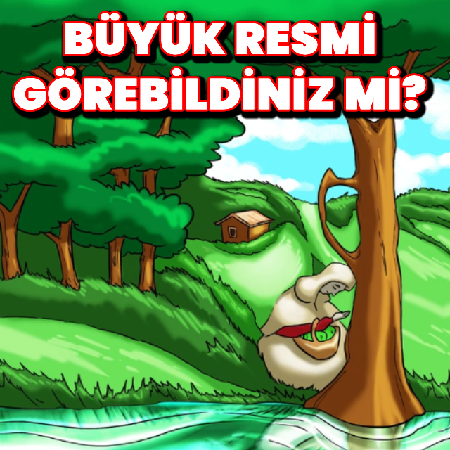 Fotoğraftaki gizli nesneyi bulabilir misiniz?