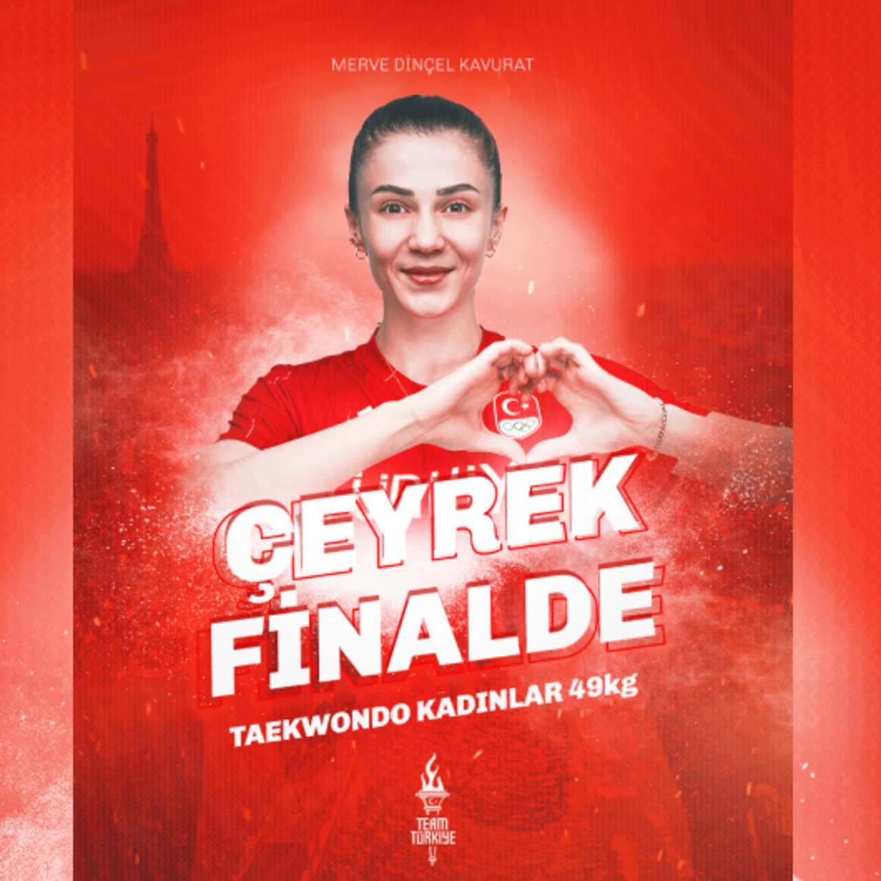 Merve Dinçel Kavurat çeyrek finalde!