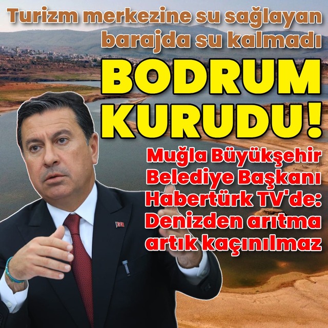 Bodrum kurudu! Ahmet Aras Habertürk TV'de anlattı