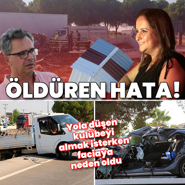 Yola düşen güvenlik kulübesini almak isterken faciaya neden oldu