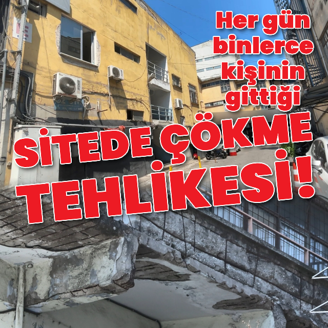 Her gün binlerce kişinin gittiği sitede çökme tehlikesi!