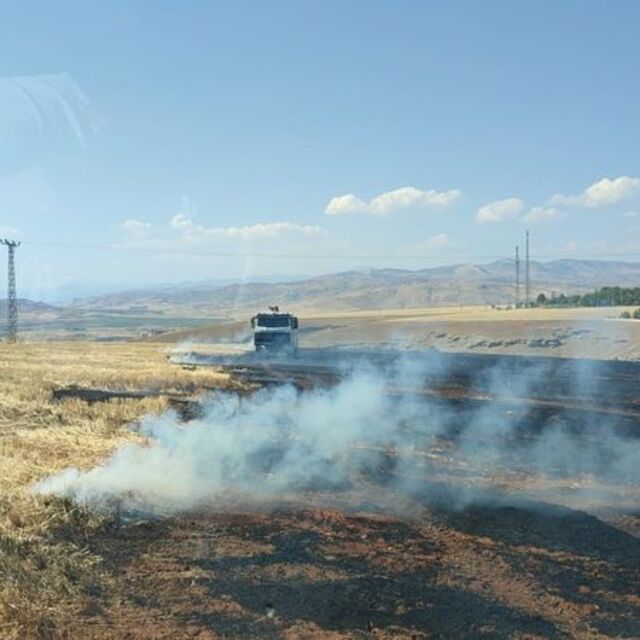 Siirt'te çıkan arazi yangını söndürüldü