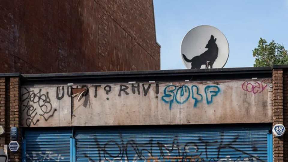 Banksy'nin eseri saatler içinde çalındı