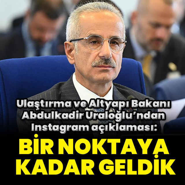 Bakan Uraloğlu'ndan Instagram açıklaması