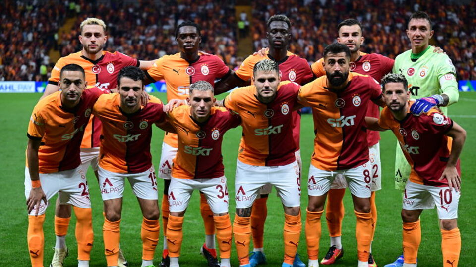 G.Saray'ın ilk 11'inde 3 Türk futbolcu!