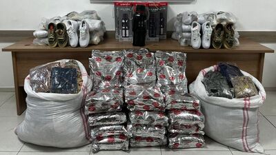 Gümrük kaçağı malzemeler ele geçirildi