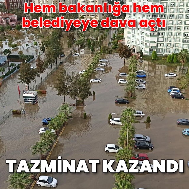 Hem bakanlığa hem belediyeye dava açtı: Tazminat kazandı