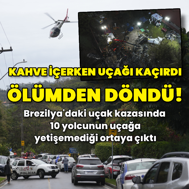 Ölümcül uçak kazasında 10 yolcu uçağa yetişememiş