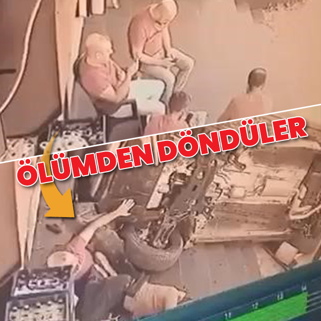 İstanbul'da cip dükkana daldı: Ölümden döndüler