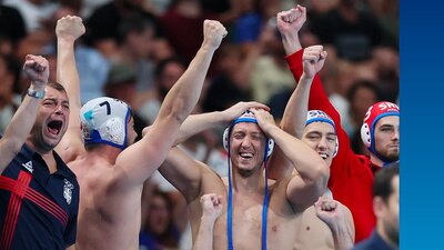 Su topunda altın madalya Sırpların!