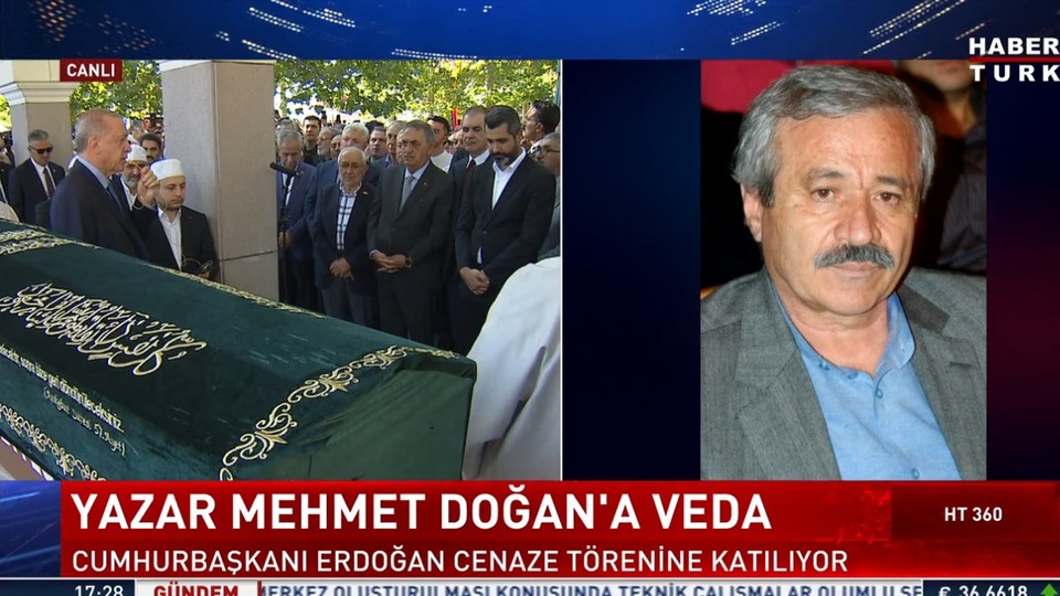 Cumhurbaşkanı Erdoğan, Mehmet Doğan'ın cenazesine katıldı