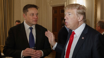 Trump Musk'a konuştu