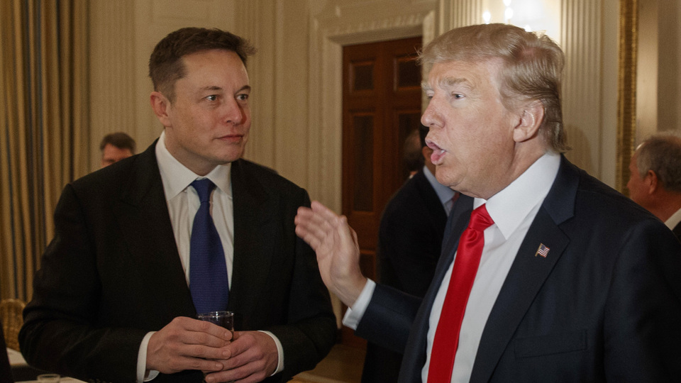 Trump Musk'a konuştu