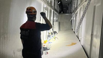 İnşası devam eden bin yataklı hastanede göçük!