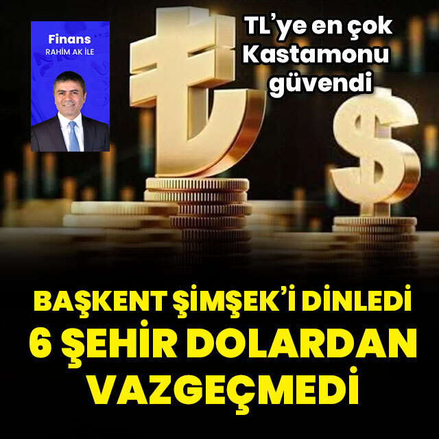 TL'ye en büyük ilgi Kastamonu'dan