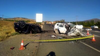 Malatya'da zincirleme kaza: 2 ölü, 4 yaralı